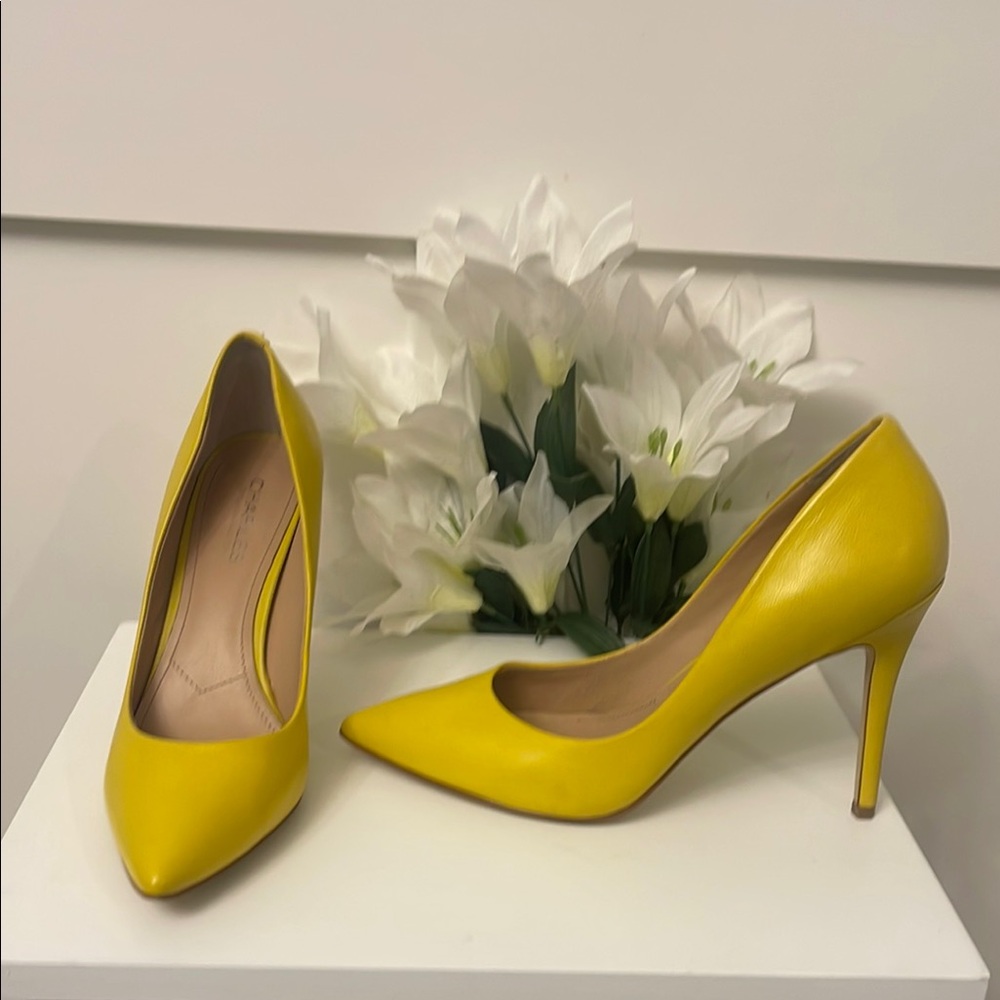 Chic Yellow Stilettos